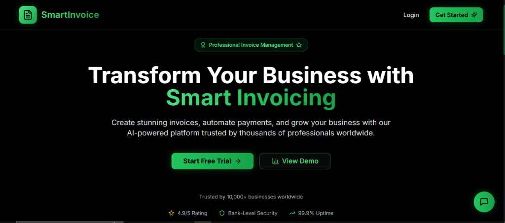 SmartInvoice – Invoice Management System